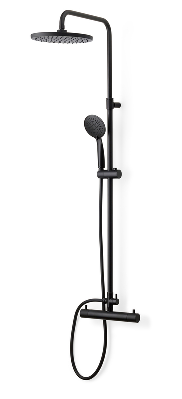 Takduschset Magnolia Svart c/c 150