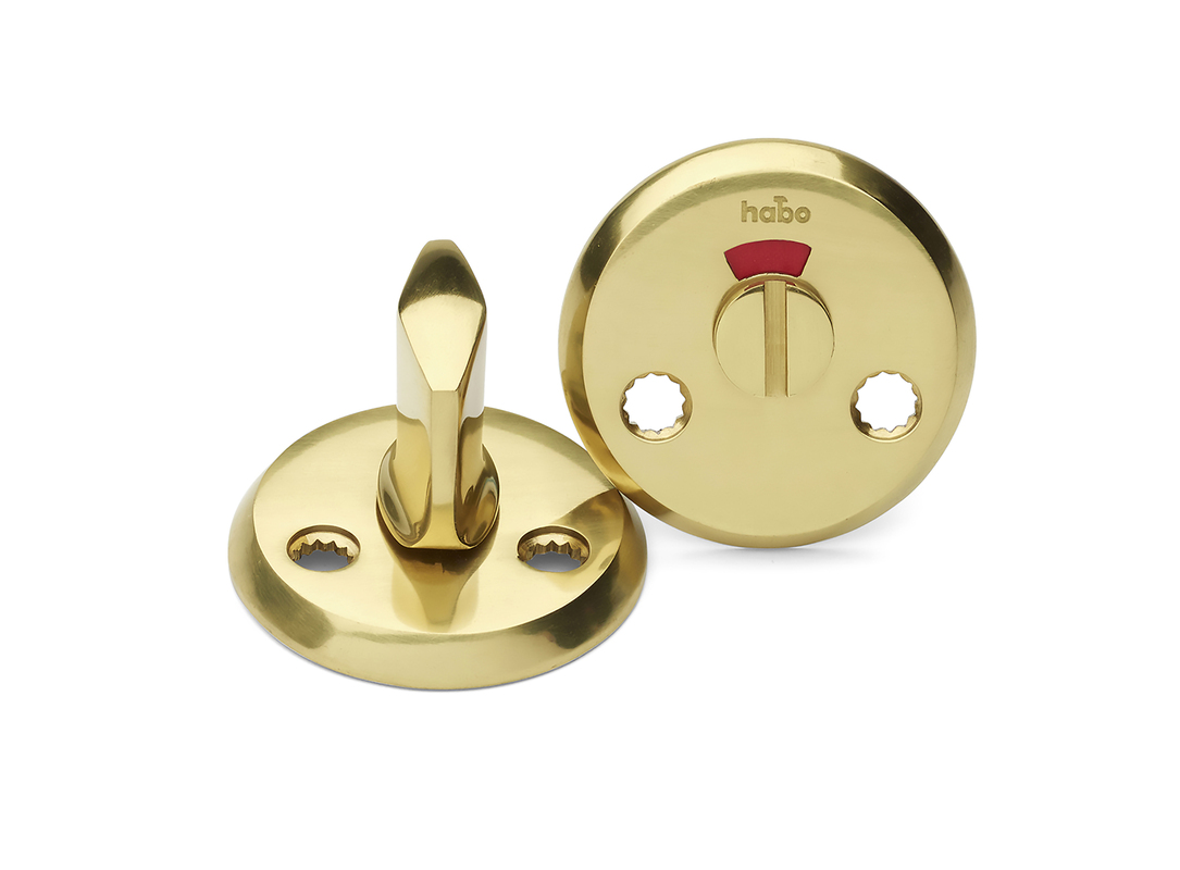 WC-beslag A262 Polerad mässing