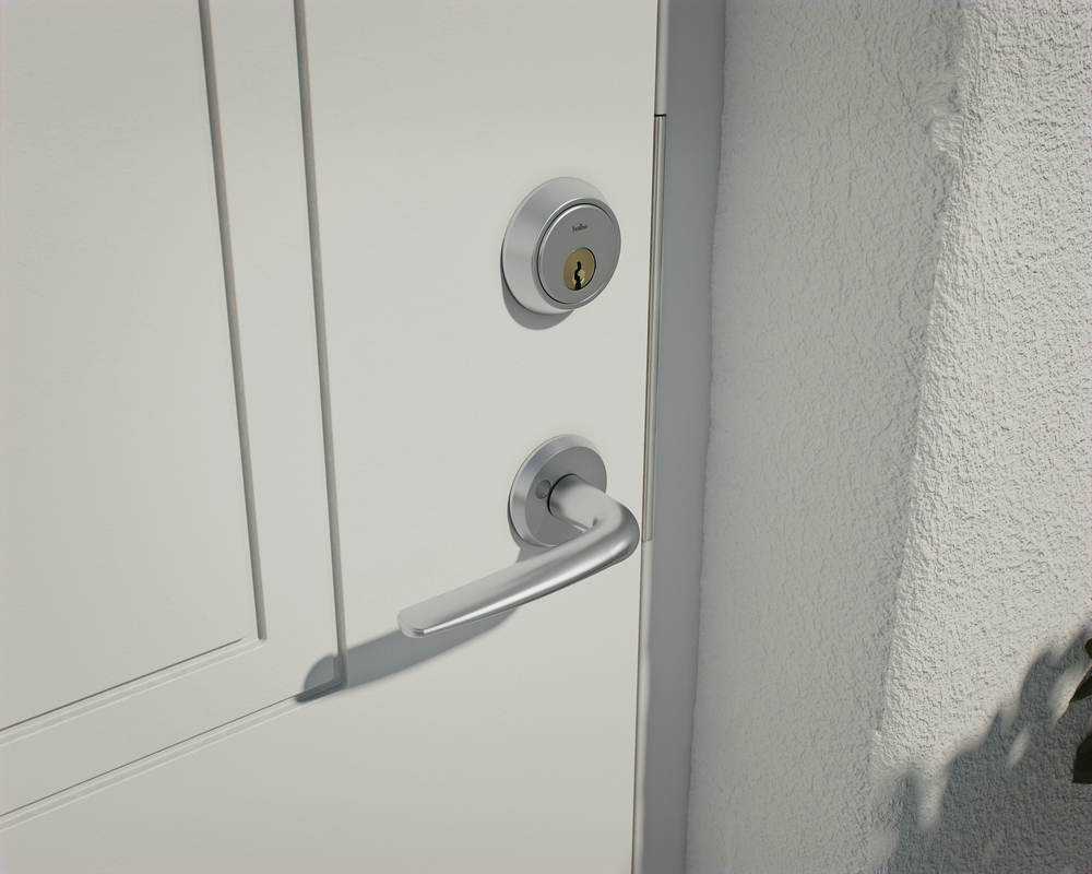 Dørvrider Porto Børstet aluminium