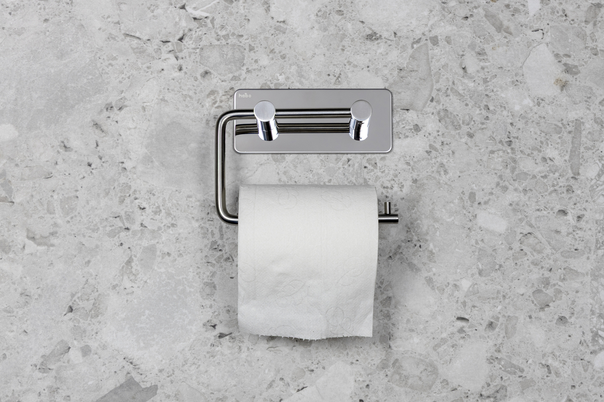 Toiletpapirholder Angle Poleret rustfrit
