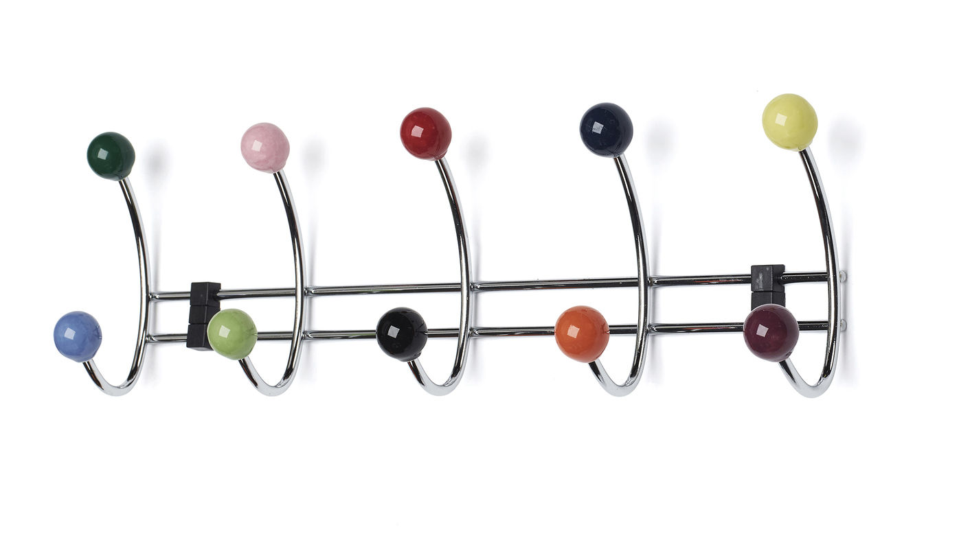 Knaggrekke 5-kroker Berry Krom/flerfarget 435 mm