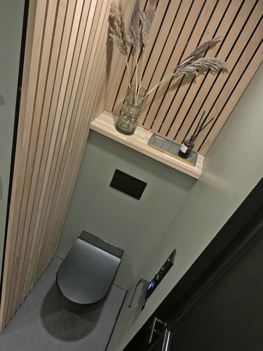 Toalettpappershållare Poseidon Svart