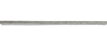 Stålwire 1,5x3 mm Elforzinket/PVC 230 m