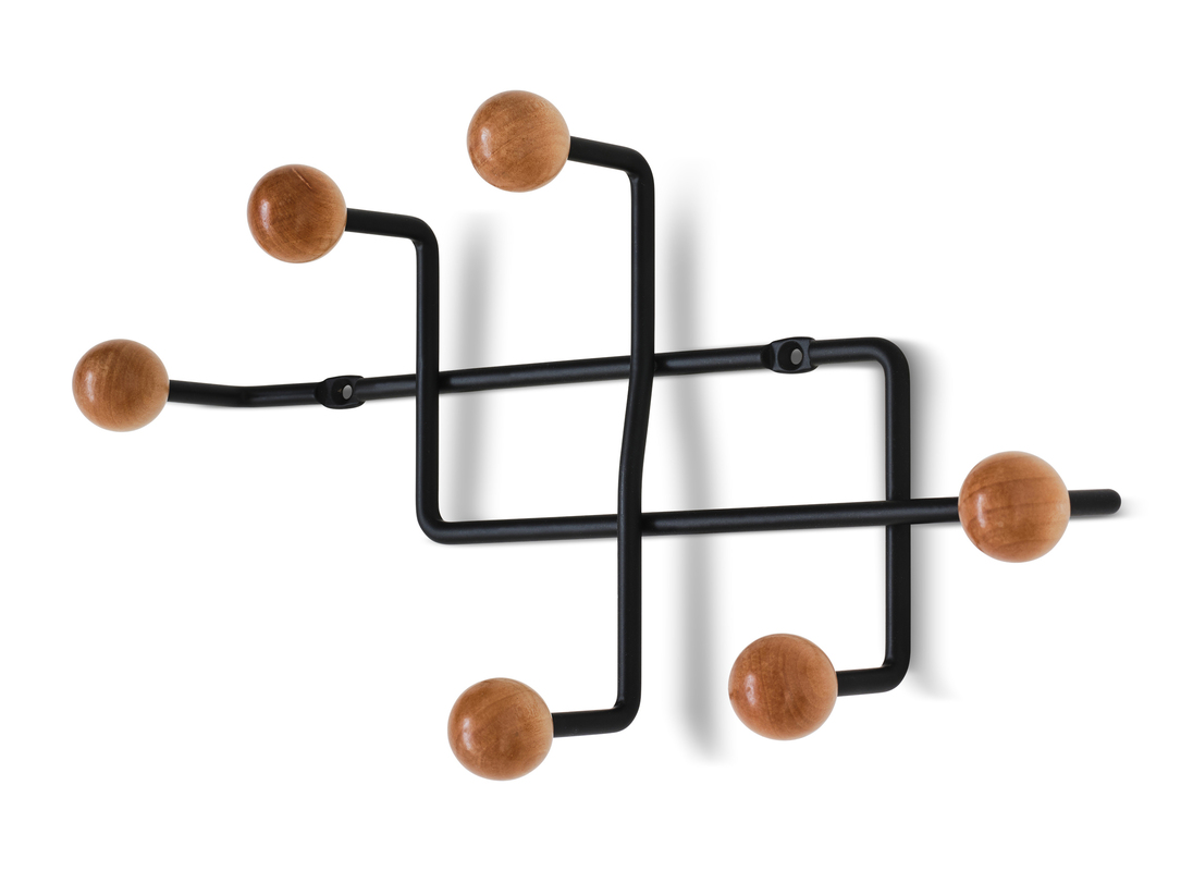 Knagerække Billy Sort