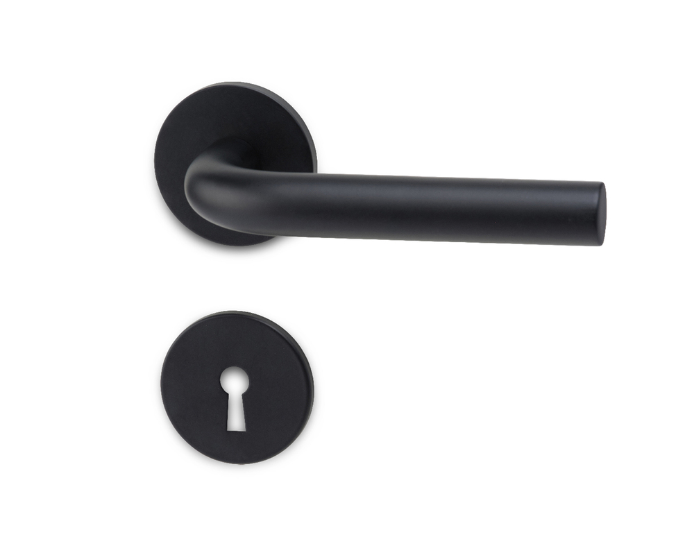 Väliovenpainike Portland musta