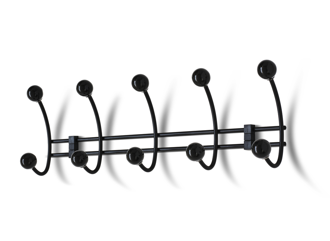 Knagerække 5 knage Berry Sort