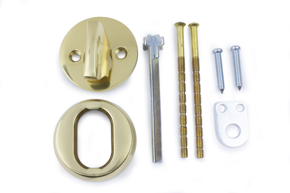 Knappvridersett F40 Polert messing