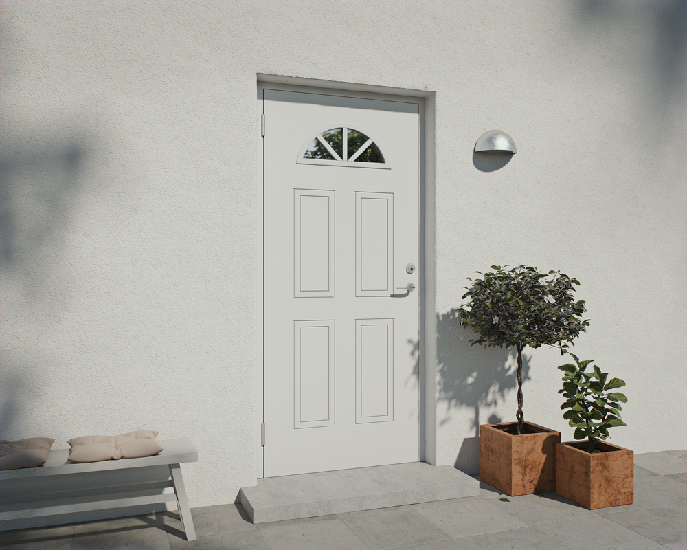 Dørvrider Porto Børstet aluminium