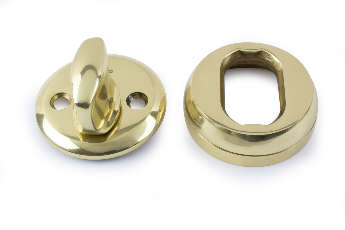 Knappvridersett 40 Polert messing