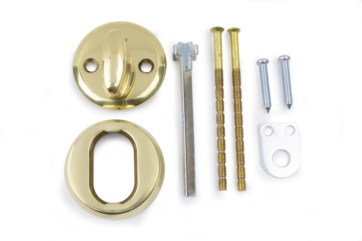 Knappvridersett 40 Polert messing