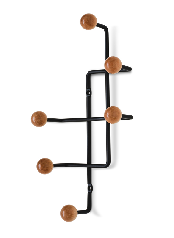 Knagerække Billy Sort