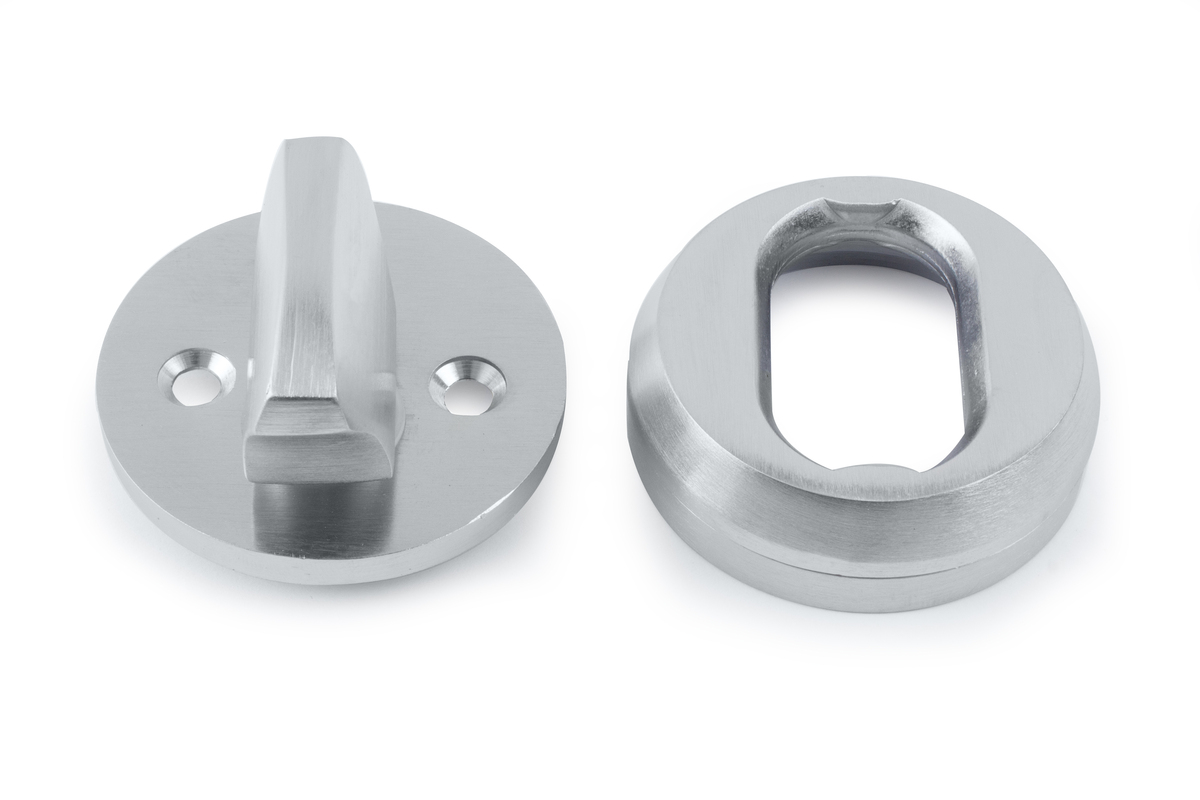 Knappvridersett F40 Børstet krom