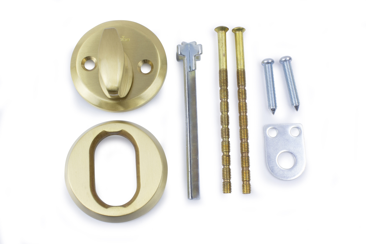 Knappvridersett 40 Matt messing