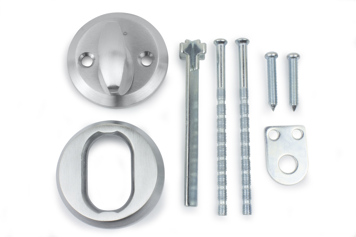 Knappvridersett 40 Børstet krom